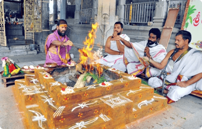 Devotees in Prayer